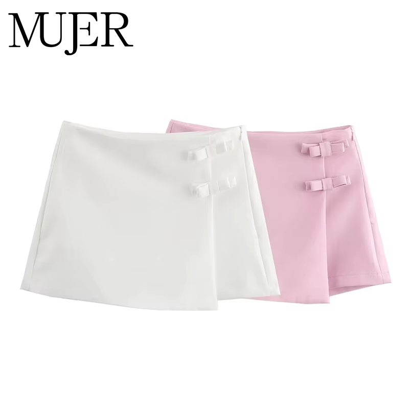 Summer Zara - MUJER Pink White Mini Skirt Woman