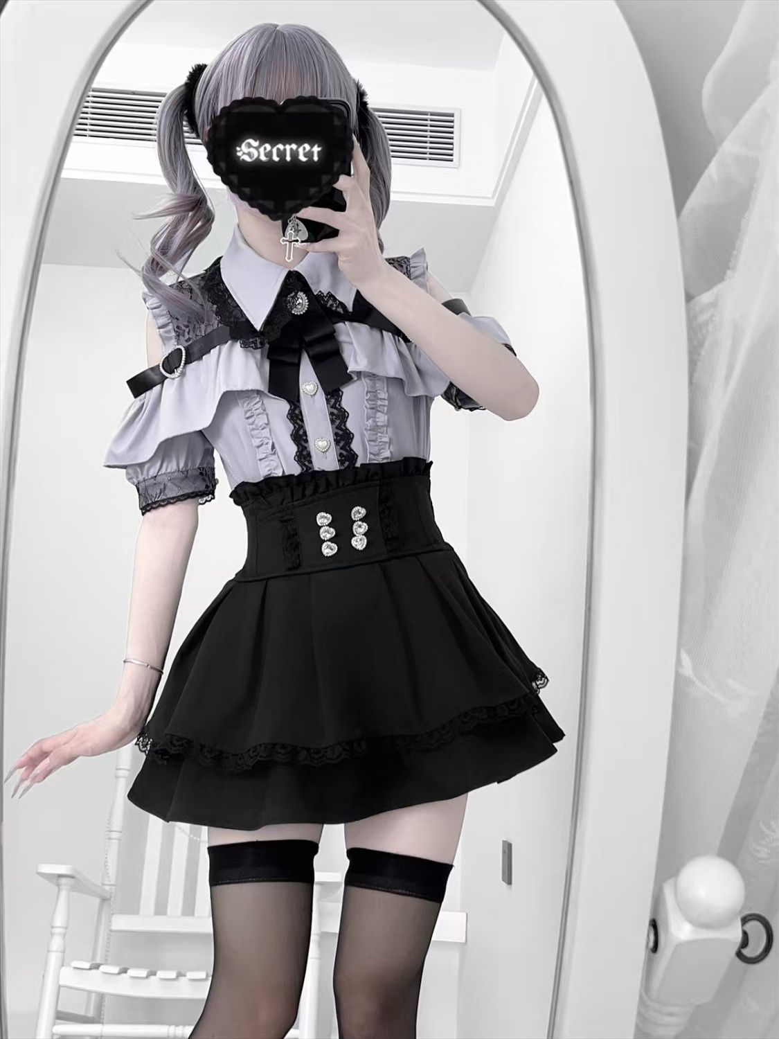 Summer Japanese Clothing - Sweet Encounter College Style Slimming Hollow