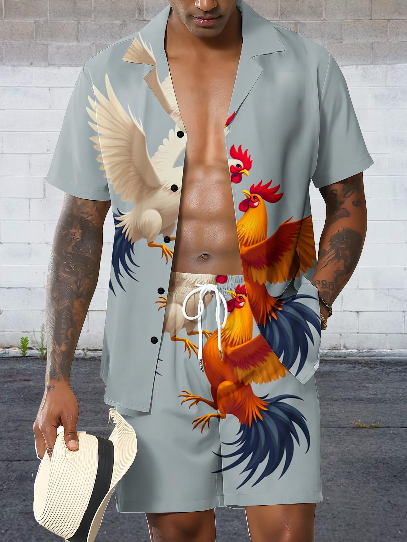 Summer Knit Clothing - Men's Shirt Sets 2026 Spring/Summer 3D