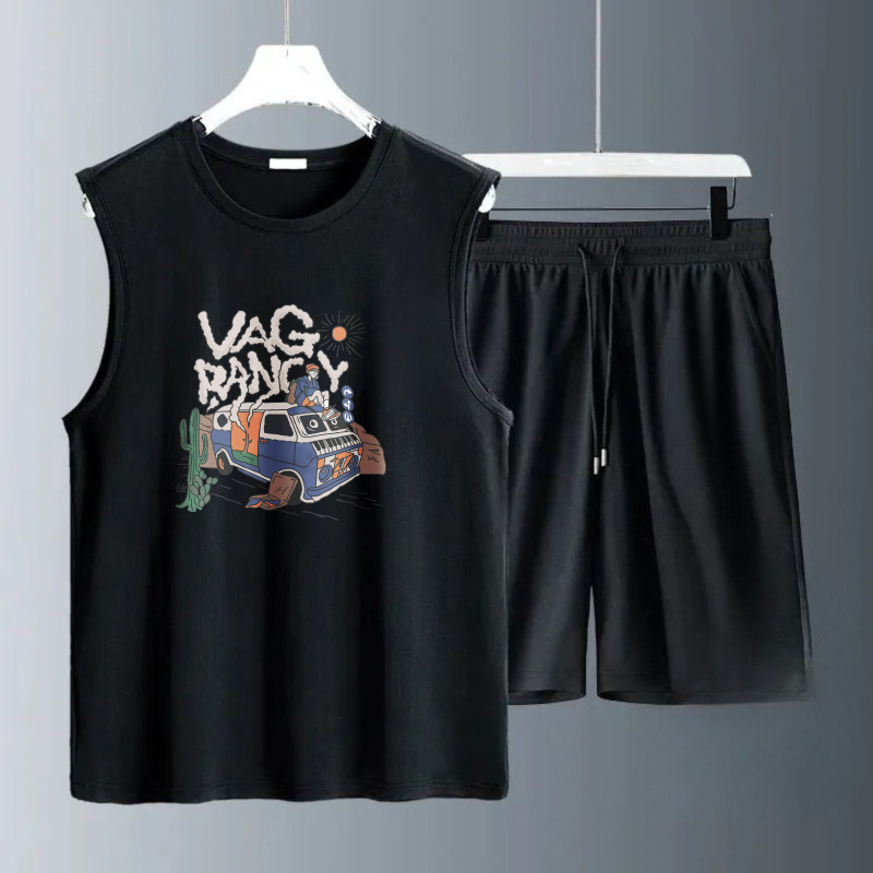 Men's Tank Top Sets 2026 Summe - Summer Knit Clothing ulasan dan harga