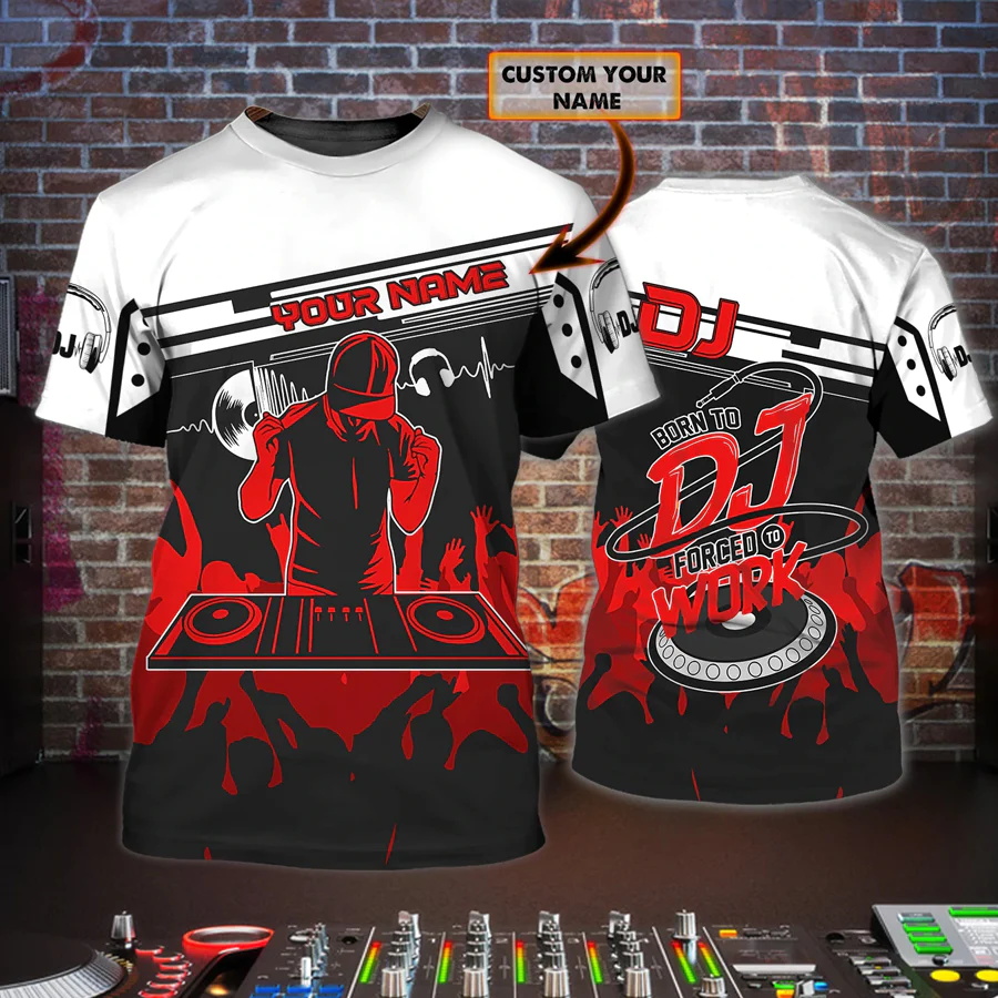 Newest Summer Men's T-shirt DJ - Summer Clothing Name ulasan dan harga