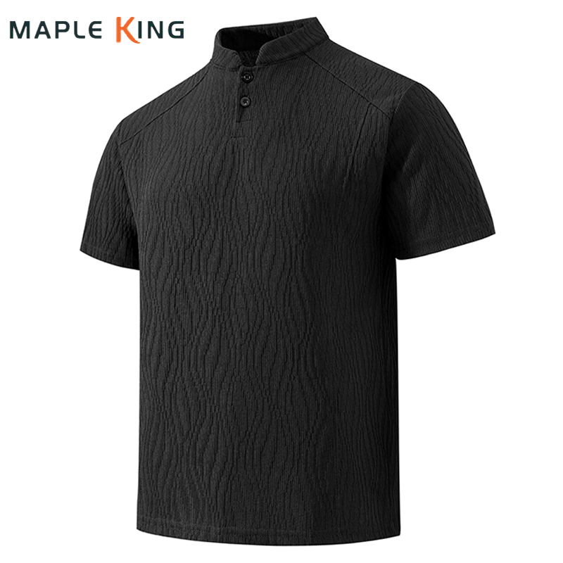 Bark Texture Menswear Clothing - Summer Clothing Cheap ulasan dan harga