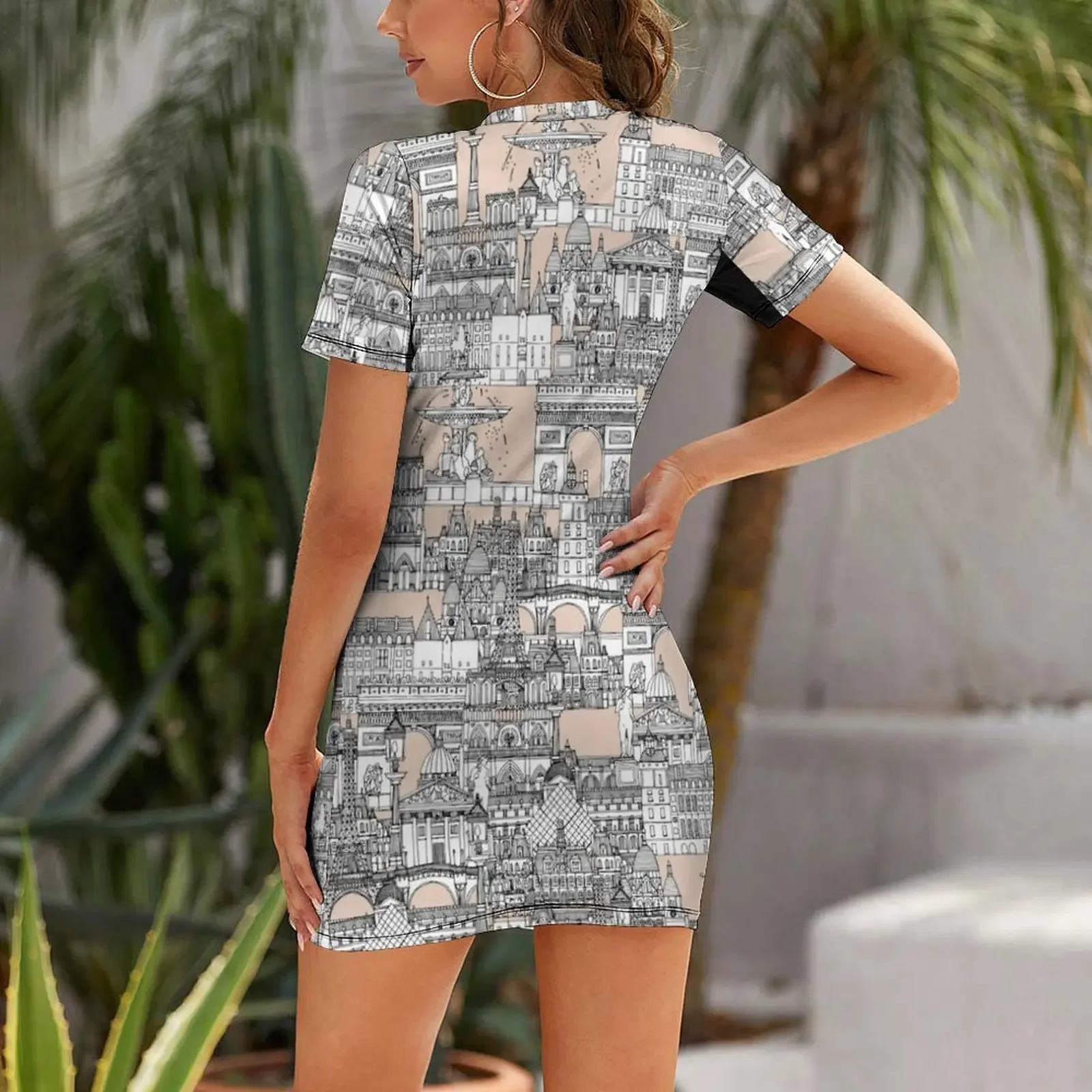 Paris toile sugar pink Short-S - Summer Clothing In Paris ulasan dan harga
