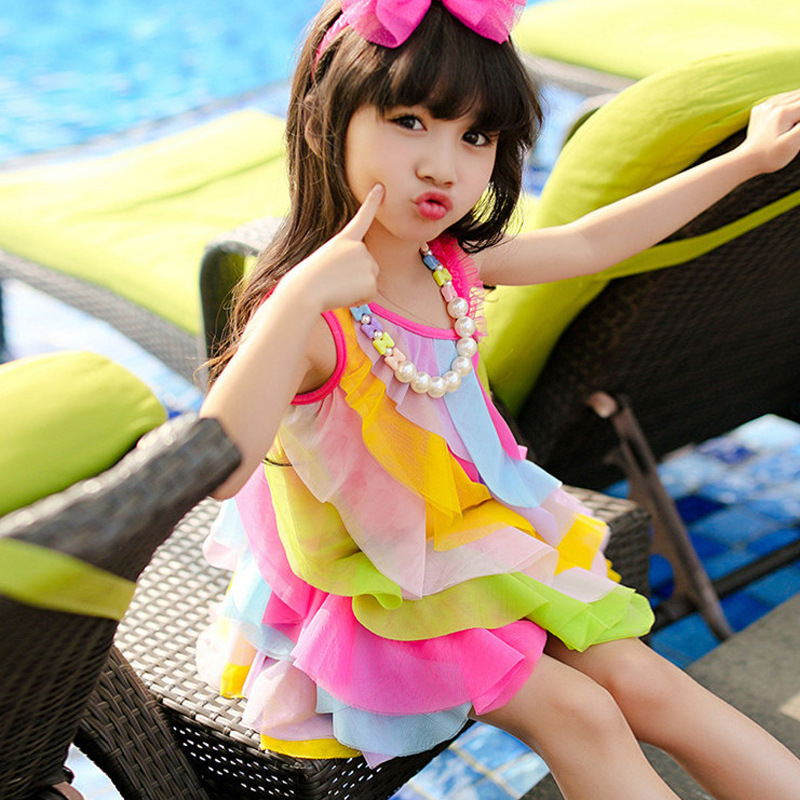 Summer Girls Dress No Necklace - Summer Gauze Clothing ulasan dan harga