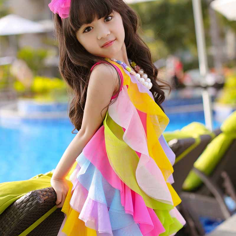Summer Girls Dress No Necklace - Summer Gauze Clothing ulasan dan harga