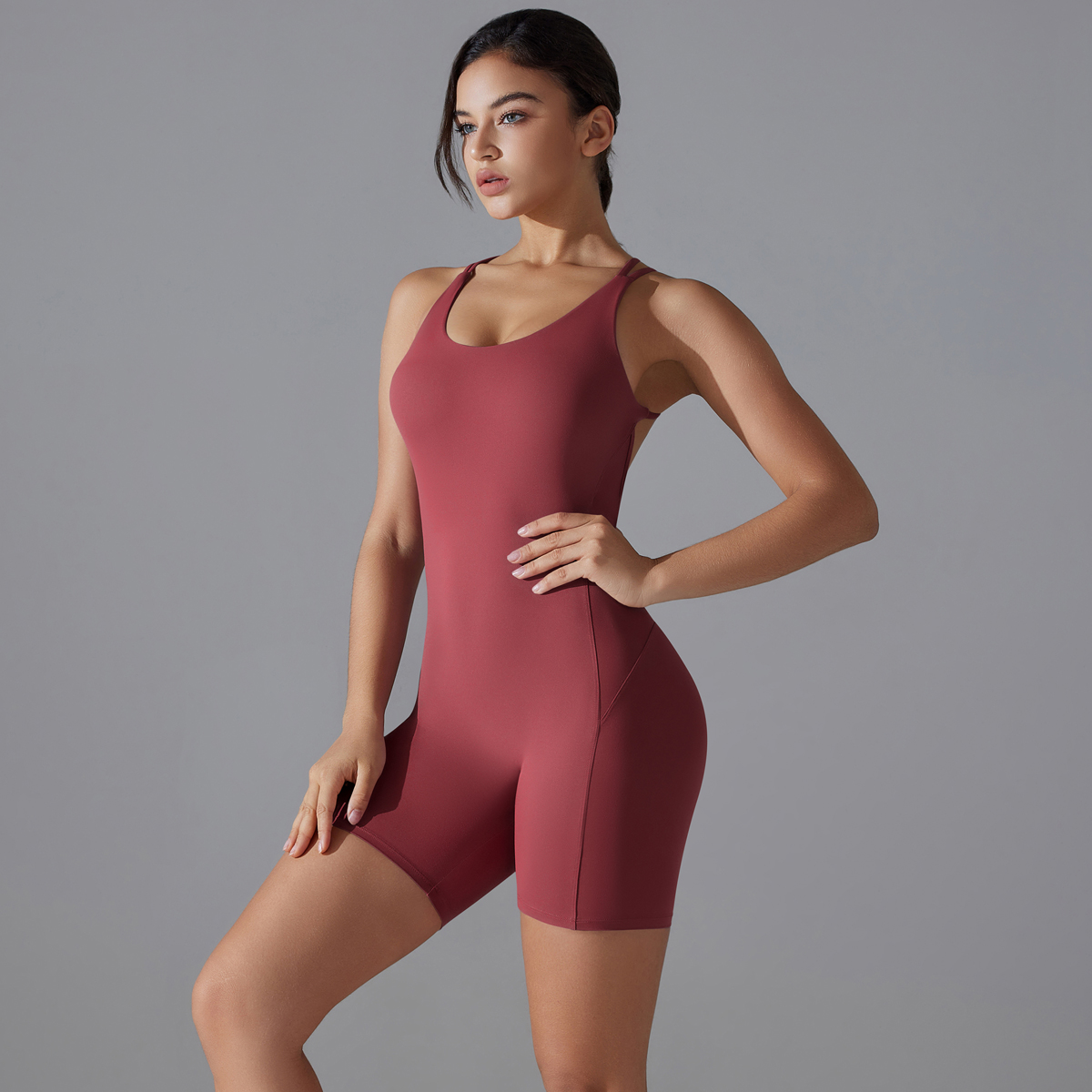 Yoga Set Sexy Backless Sporty  - Romper Playsuit Women ulasan dan harga