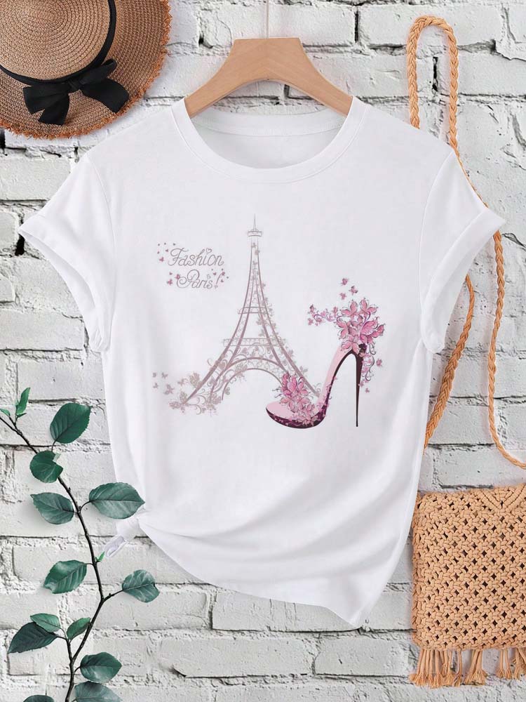 Fashion Paris Eiffel Tower Pri - Summer Clothing In Paris ulasan dan harga