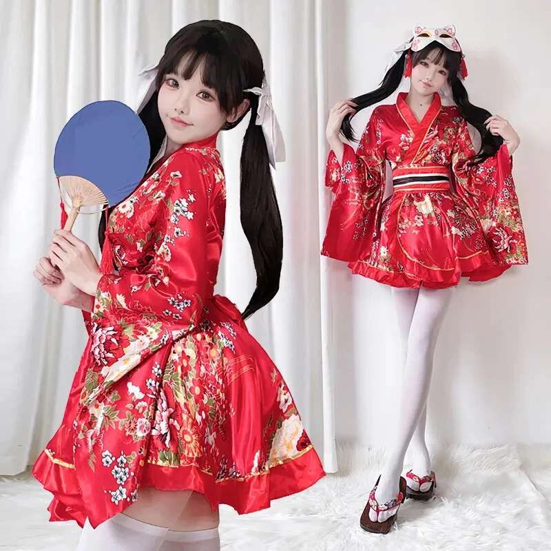 Japanese Modified Kimono Dress - Summer Japanese Clothing ulasan dan harga