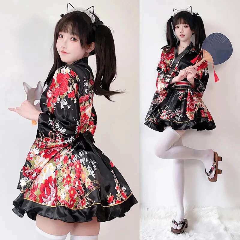 Japanese Modified Kimono Dress - Summer Japanese Clothing ulasan dan harga