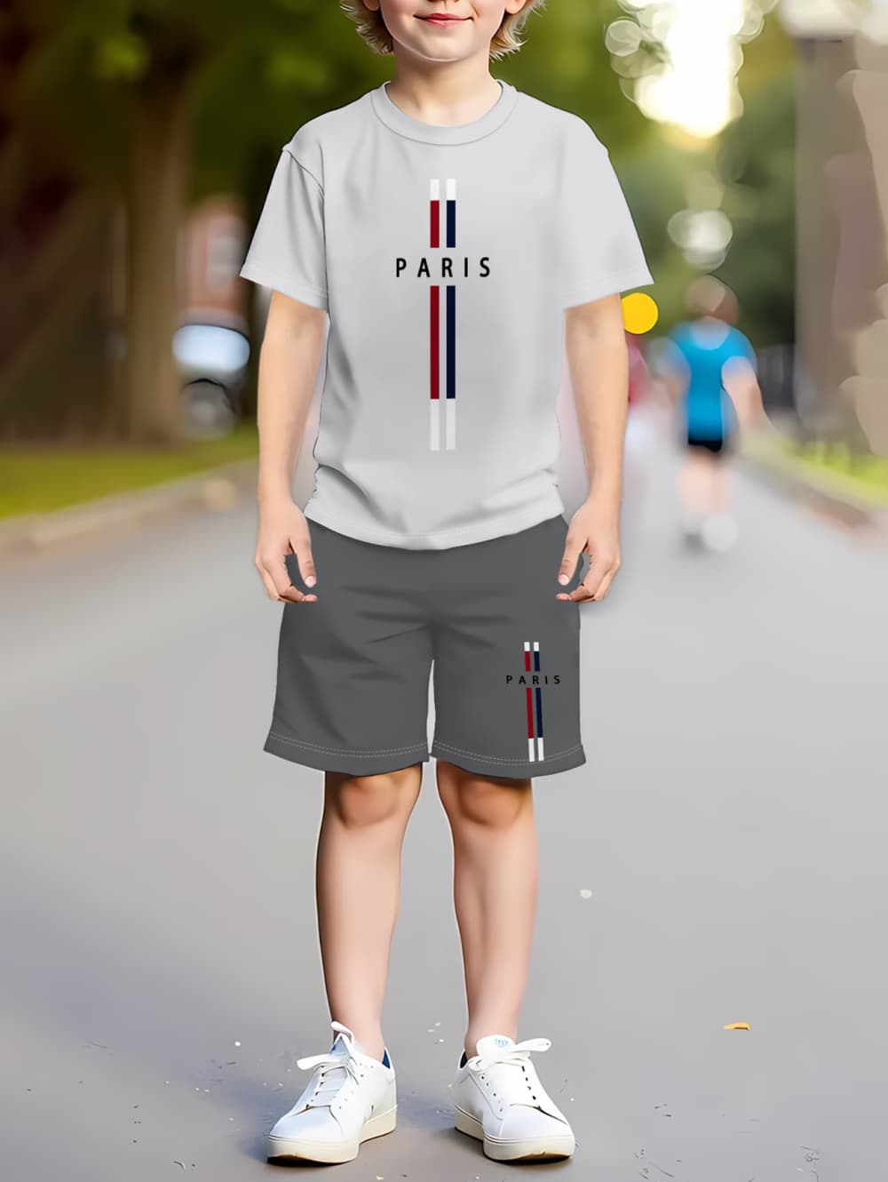 2026 Summer Casual Boys T-Shir - Summer Clothing In Paris ulasan dan harga
