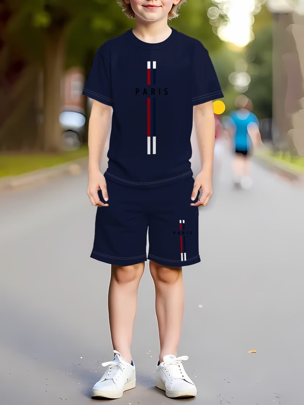 2026 Summer Casual Boys T-Shir - Summer Clothing In Paris ulasan dan harga