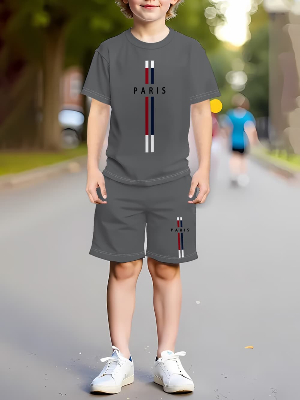 2026 Summer Casual Boys T-Shir - Summer Clothing In Paris ulasan dan harga