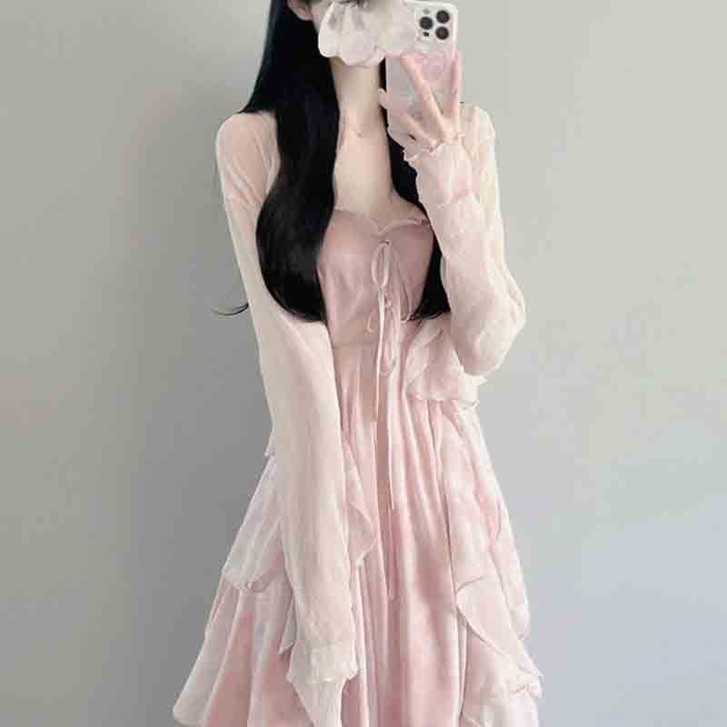 Spring Autumn New Sweet Girls  - Summer Clothing Set For Girls ulasan dan harga
