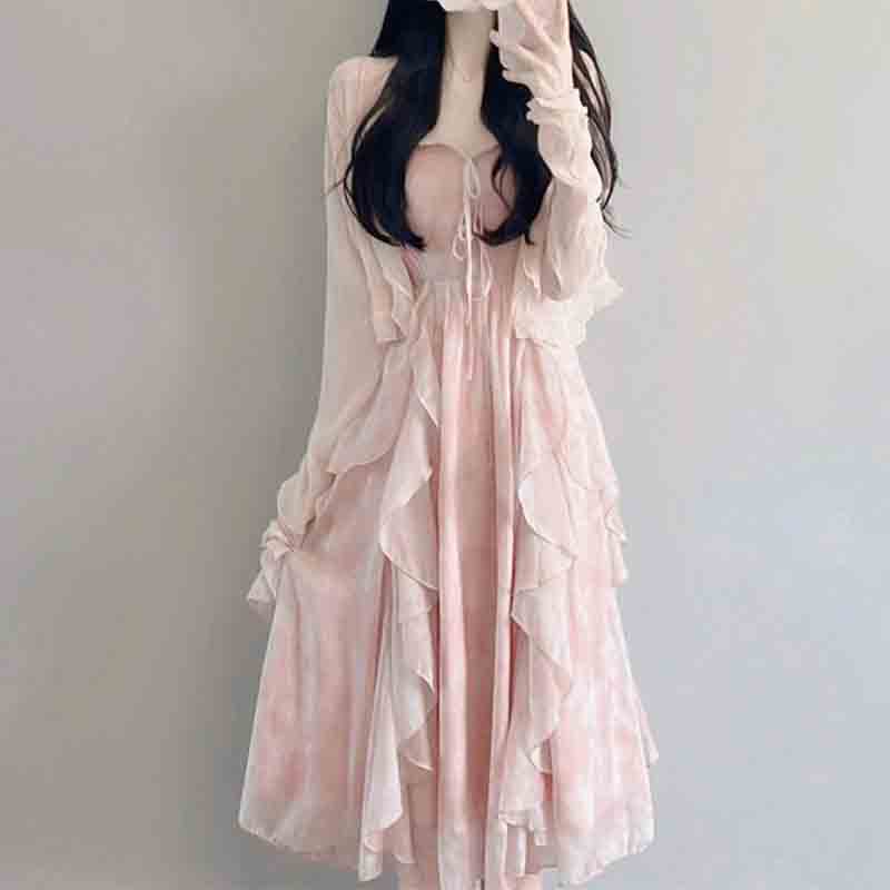 Spring Autumn New Sweet Girls  - Summer Clothing Set For Girls ulasan dan harga