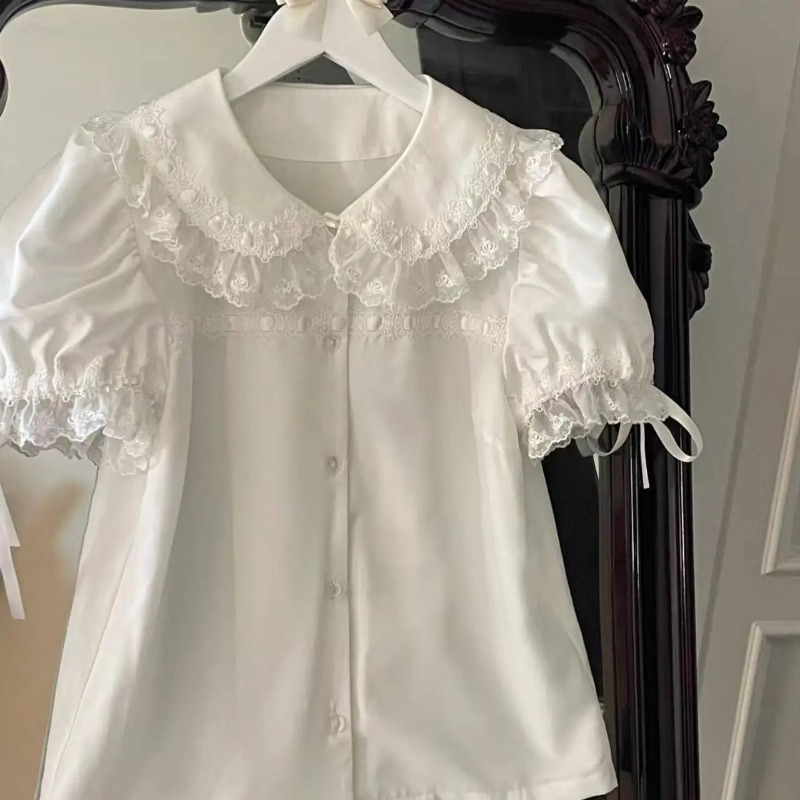 Japanese Kawaii Lolita Shirts  - Summer Japanese Clothing ulasan dan harga