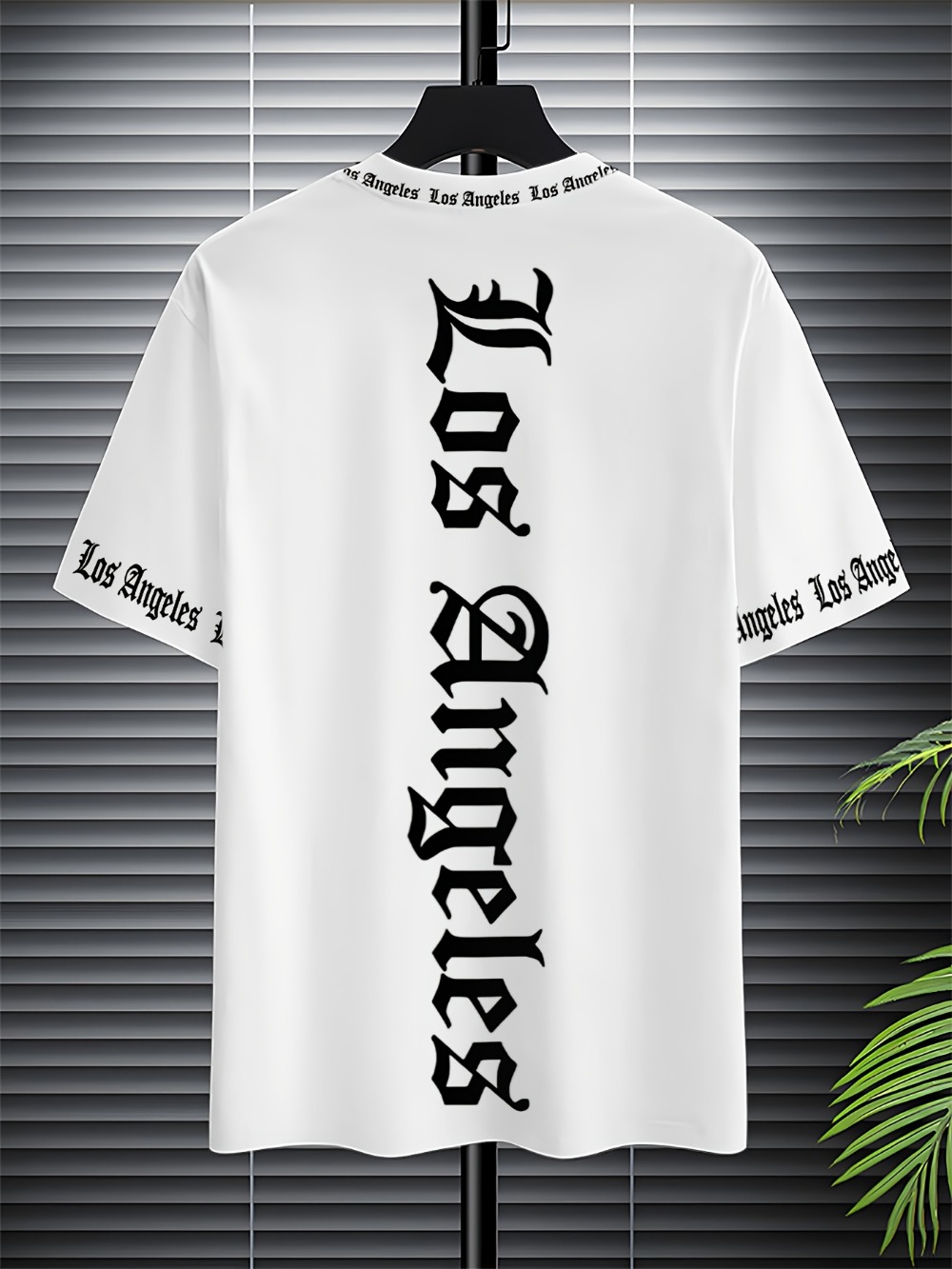 Los Angeles Gothic Font Sleeve - Summer Goth Clothing ulasan dan harga