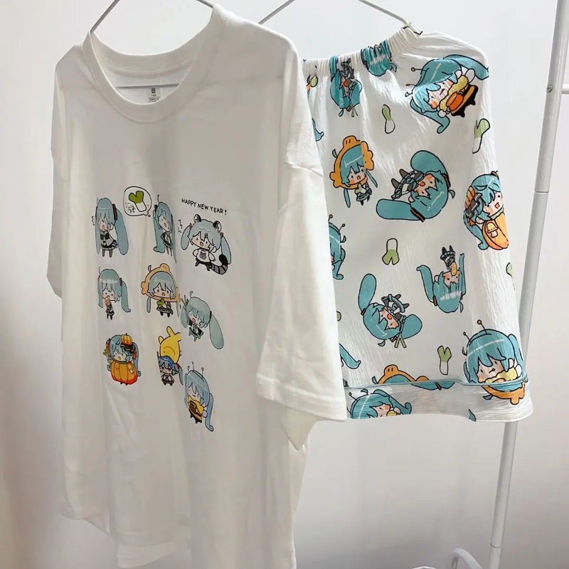 New Hatsune Miku pajamas summe - Japan Summer Festival Clothing ulasan dan harga