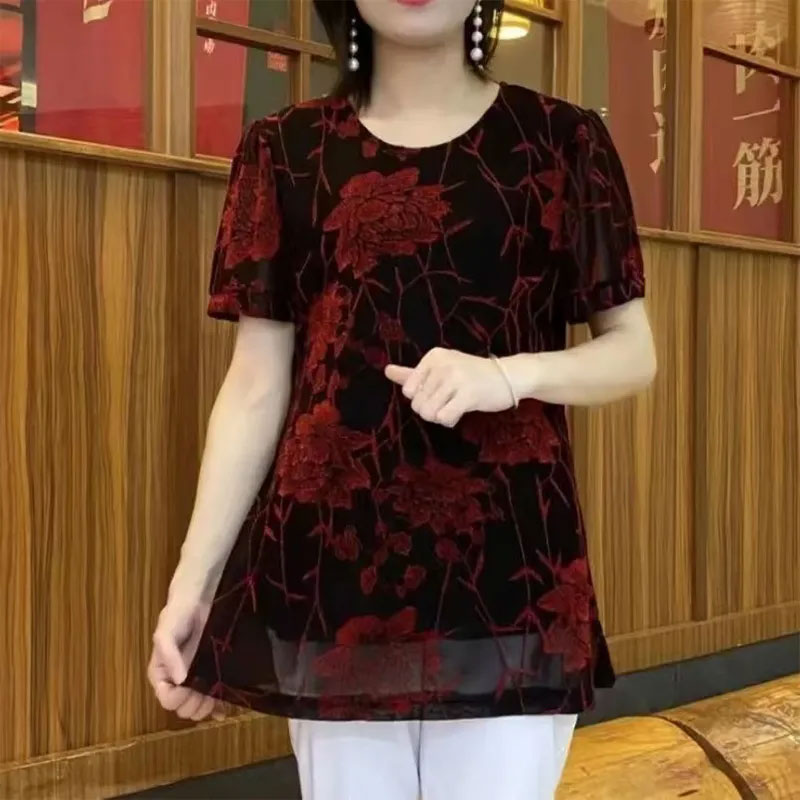 New Floral Bright silk Gauze p - Summer Gauze Clothing ulasan dan harga