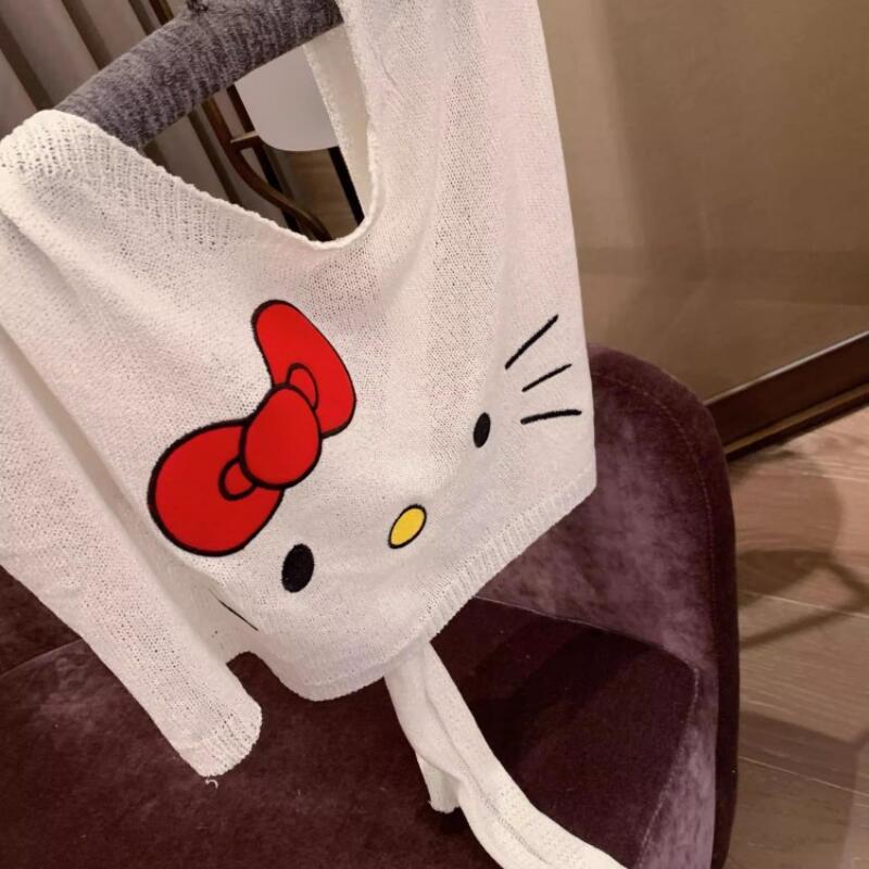 2026 New Hello Kitty Pattern S - Summer Knit Clothing ulasan dan harga