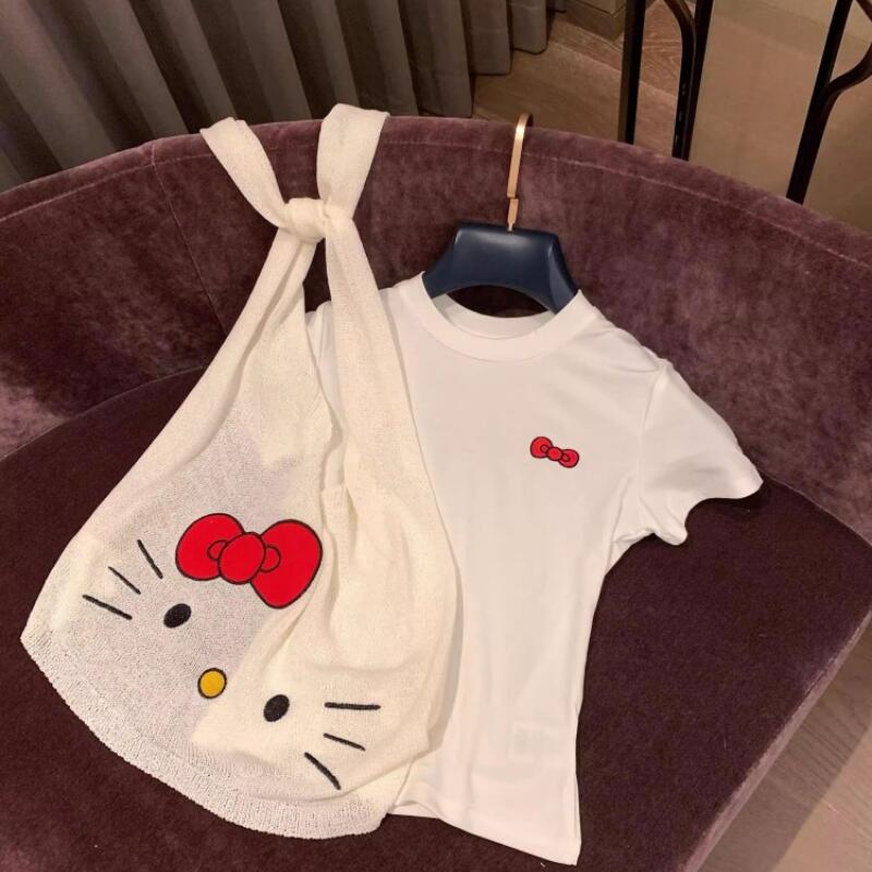 2026 New Hello Kitty Pattern S - Summer Knit Clothing ulasan dan harga
