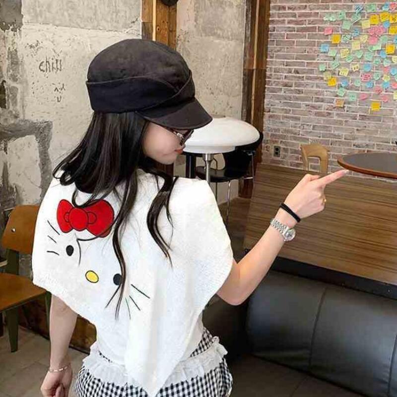 2026 New Hello Kitty Pattern S - Summer Knit Clothing ulasan dan harga