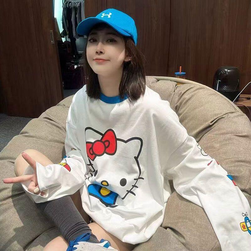 Long-Sleeved Hello Kitty Summe - Summer Clothing Long Sleeve ulasan dan harga
