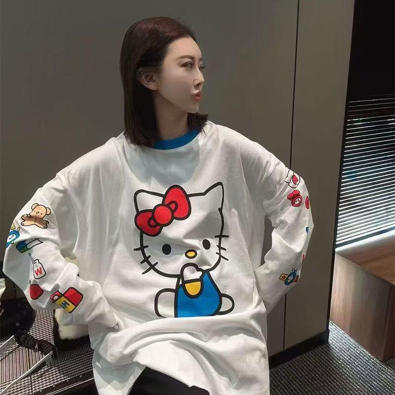 Long-Sleeved Hello Kitty Summe - Summer Clothing Long Sleeve ulasan dan harga