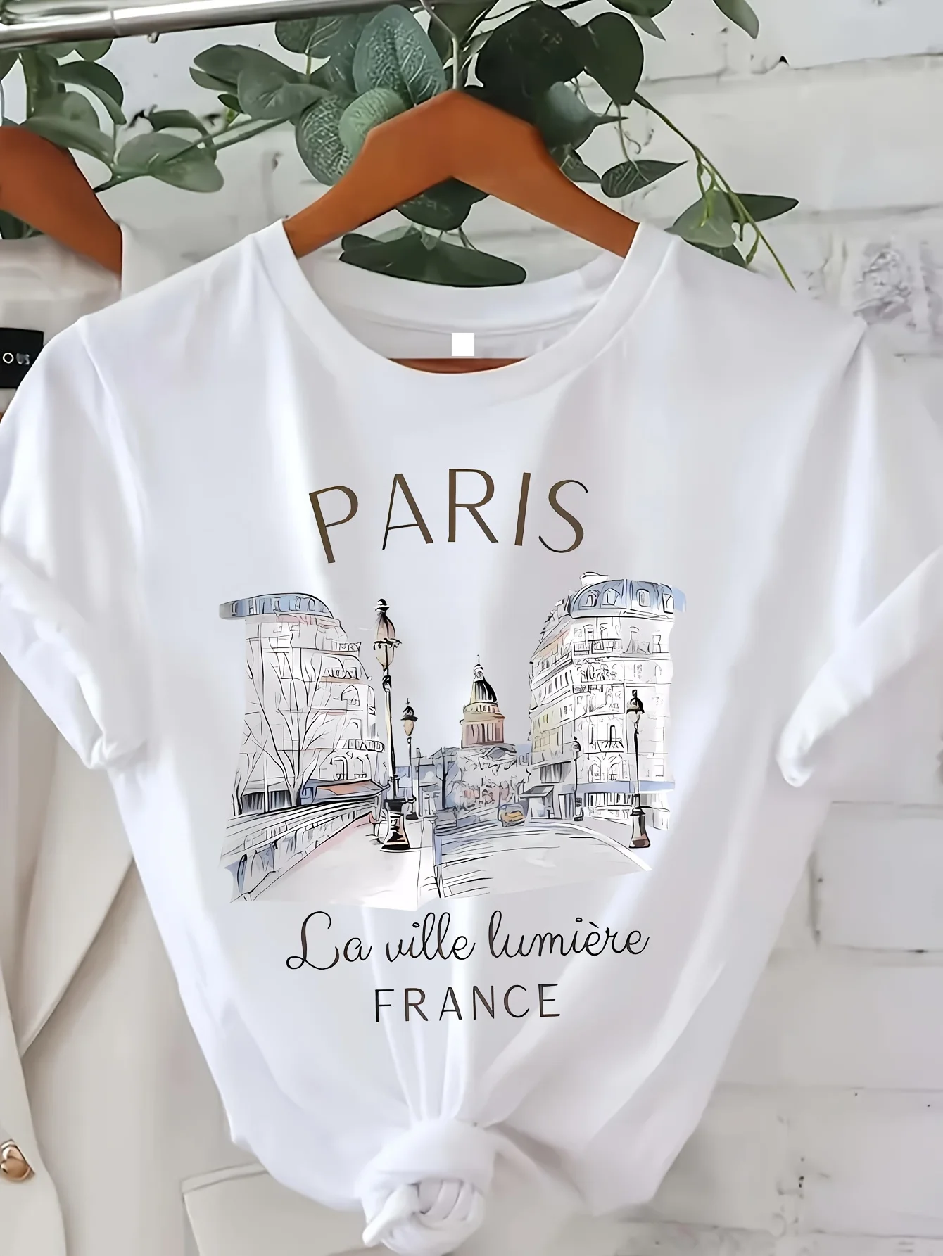 Fashion Graphic T Shirt Paris  - Summer Clothing In Paris ulasan dan harga