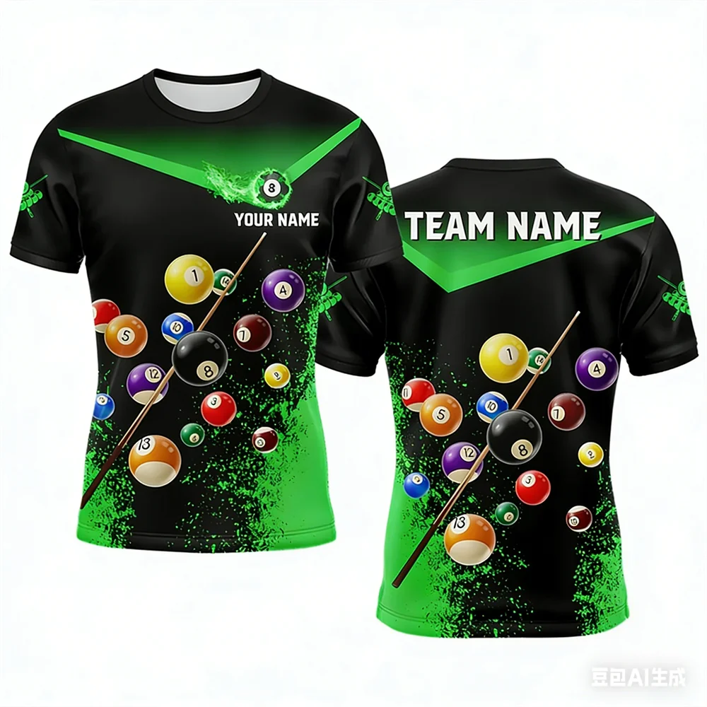 Fashion Billiards Sports Men's - Summer Clothing Name ulasan dan harga