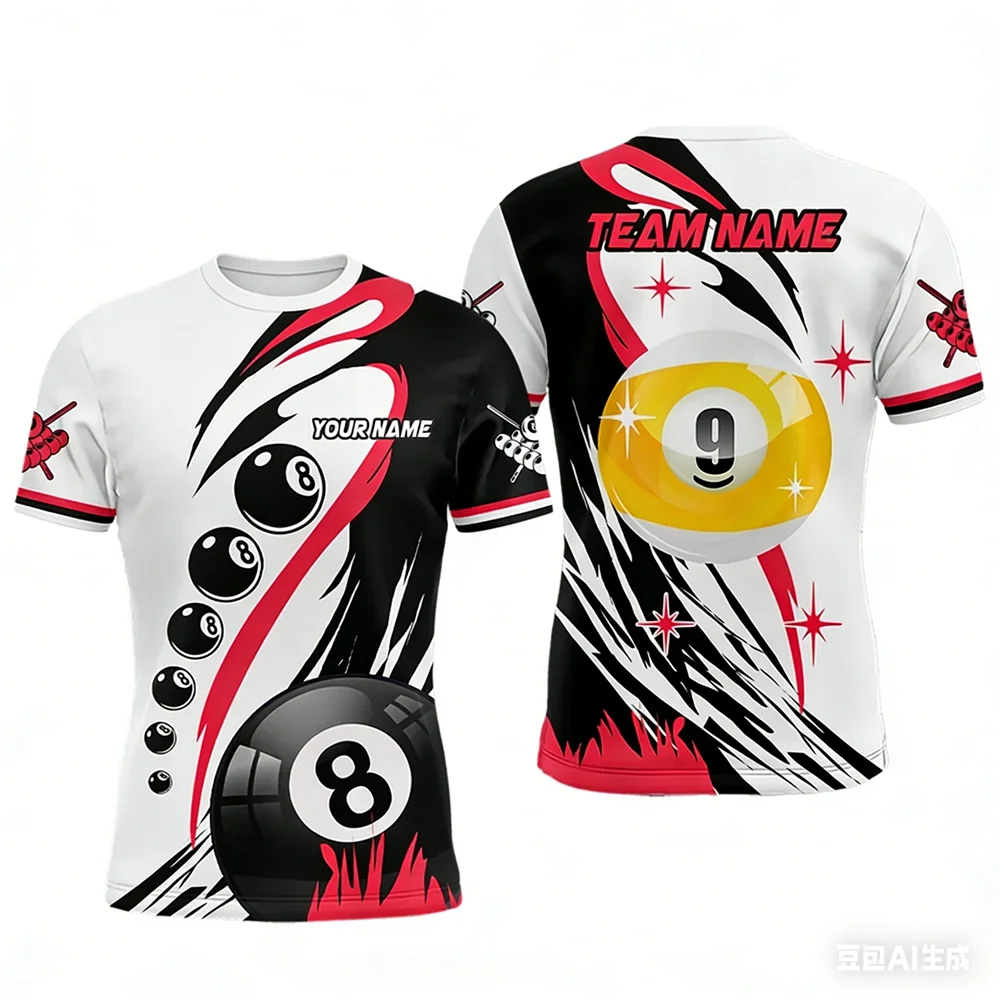 Fashion Billiards Sports Men's - Summer Clothing Name ulasan dan harga