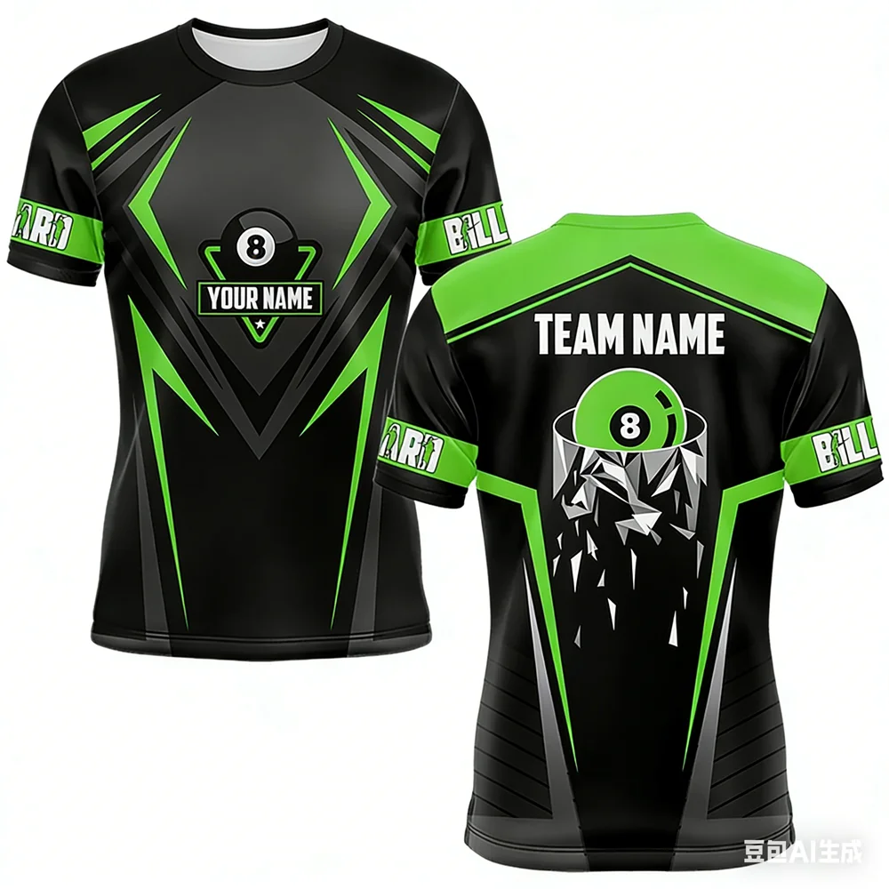 Fashion Billiards Sports Men's - Summer Clothing Name ulasan dan harga
