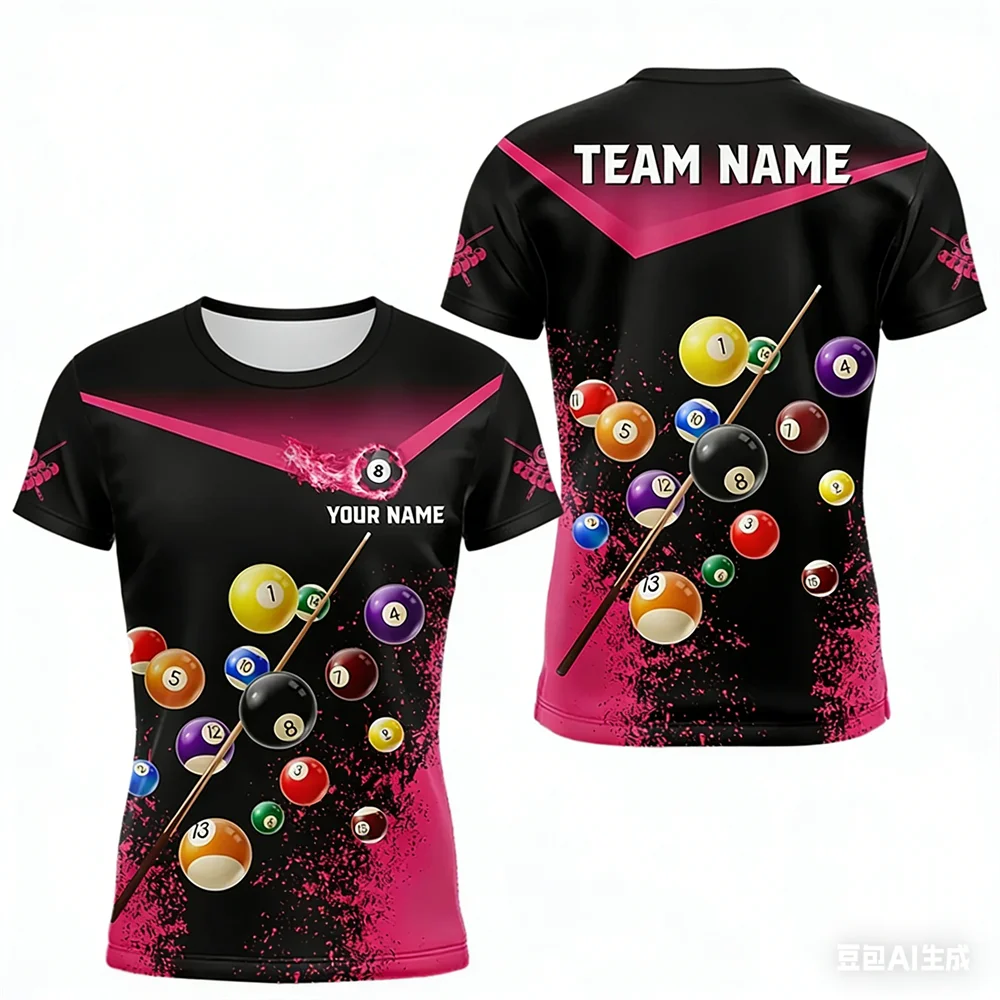 Fashion Billiards Sports Men's - Summer Clothing Name ulasan dan harga