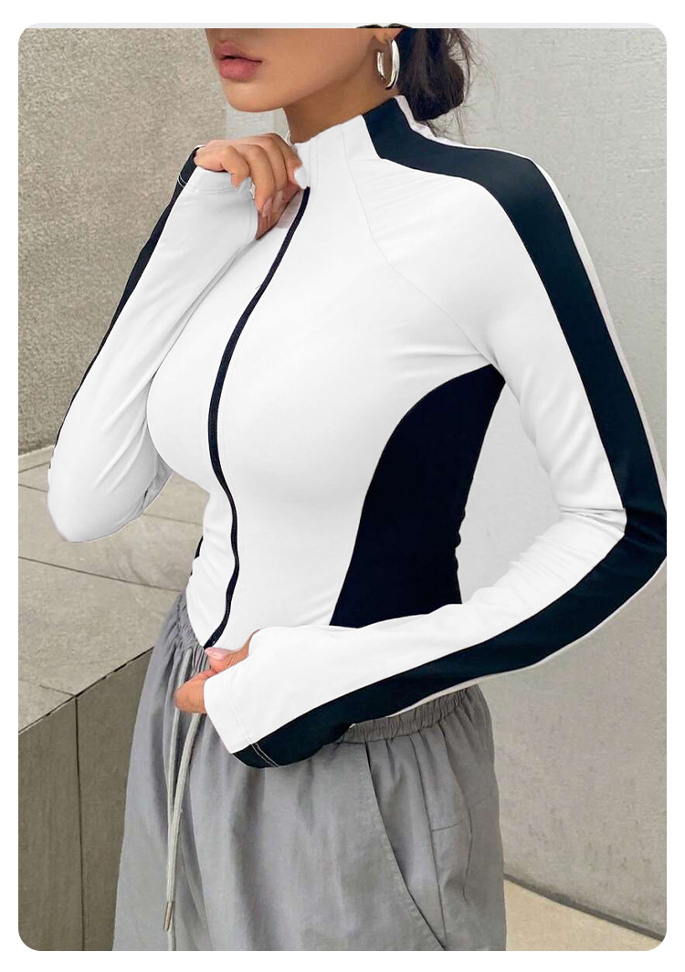 Yoga Clothes Stand Up Collar J - Summer Knit Clothing ulasan dan harga