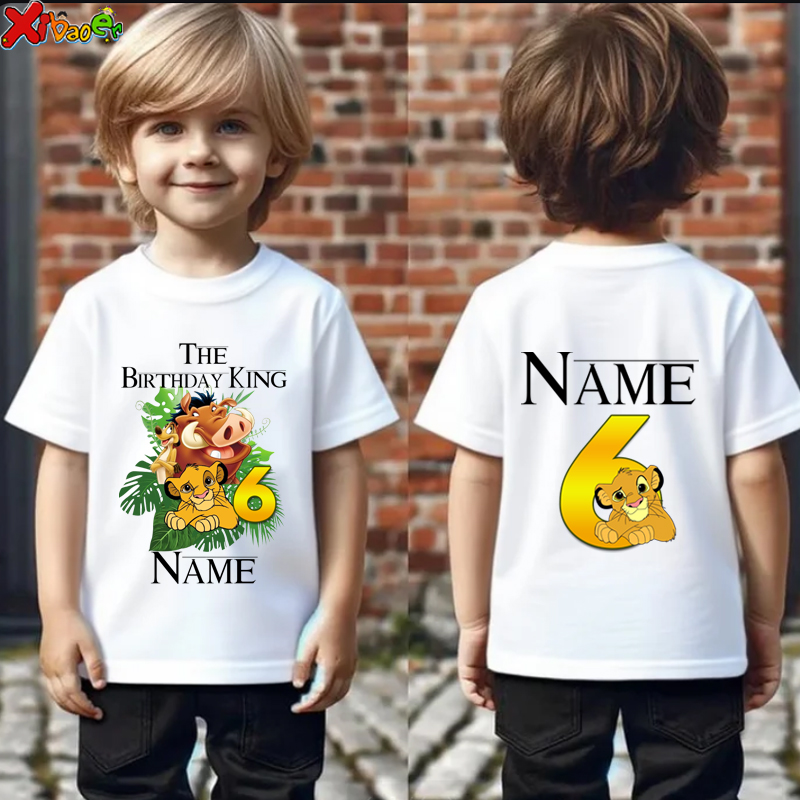 Birthday Boy Shirts 5th Kids M - Summer Clothing Name ulasan dan harga