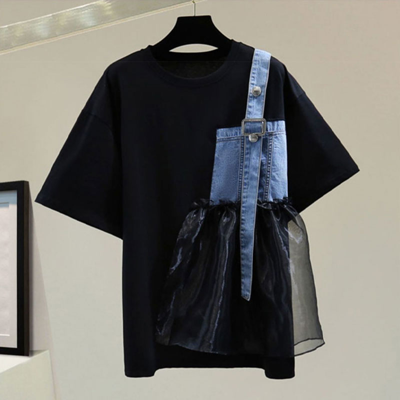 Streetwear Stylish Asymmetrica - Summer Gauze Clothing ulasan dan harga