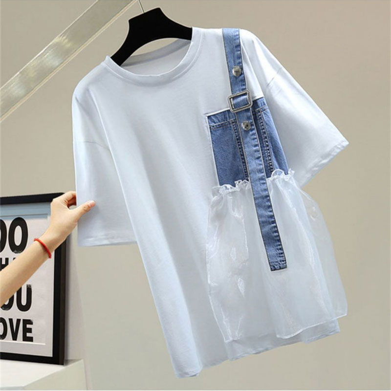 Streetwear Stylish Asymmetrica - Summer Gauze Clothing ulasan dan harga