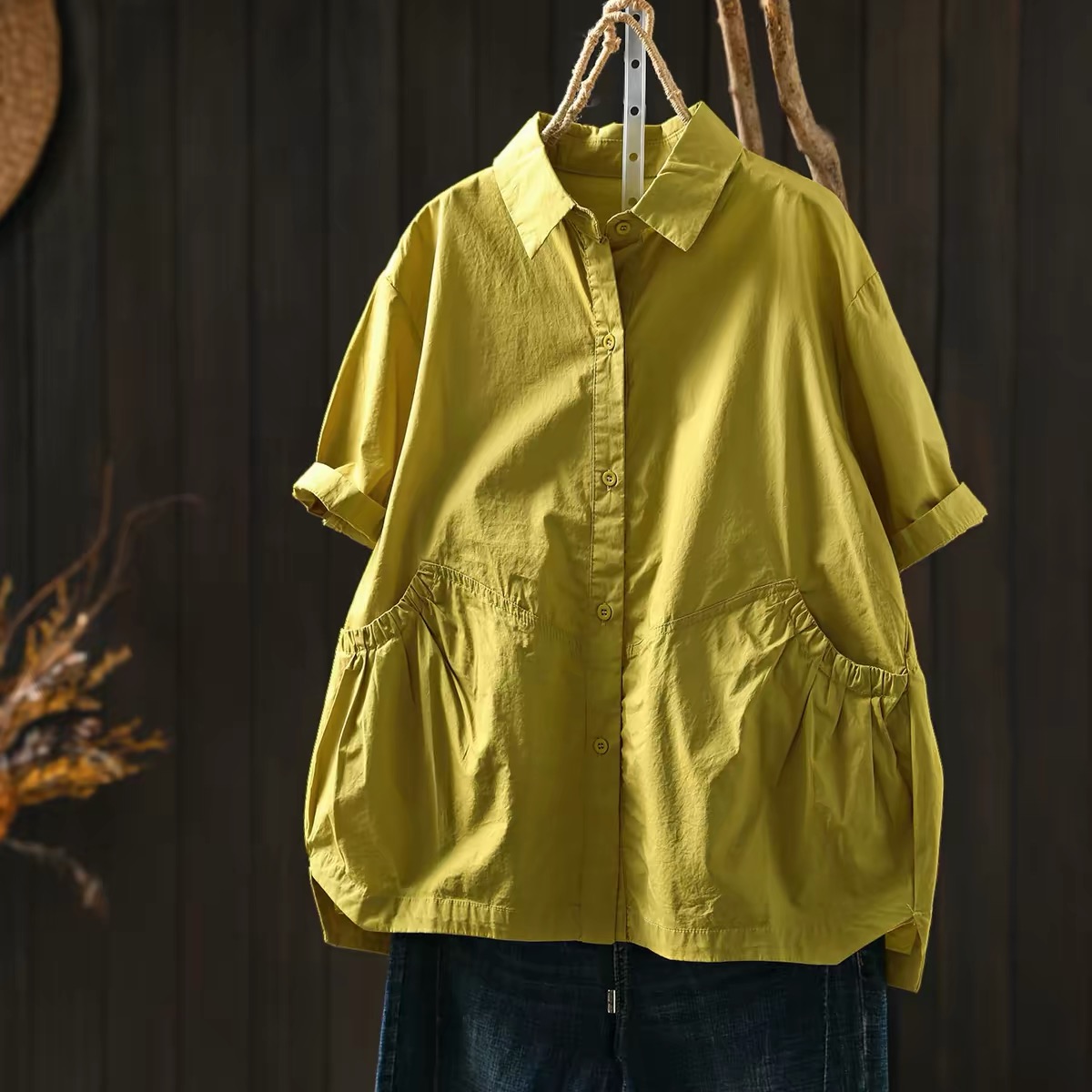 2026 Women Vintage Washed Cott - Summer Japanese Clothing ulasan dan harga