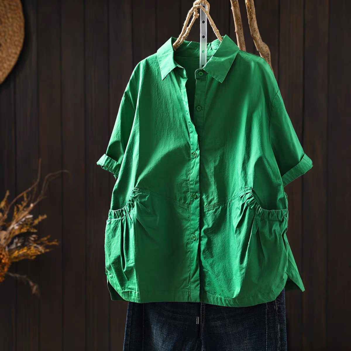 2026 Women Vintage Washed Cott - Summer Japanese Clothing ulasan dan harga