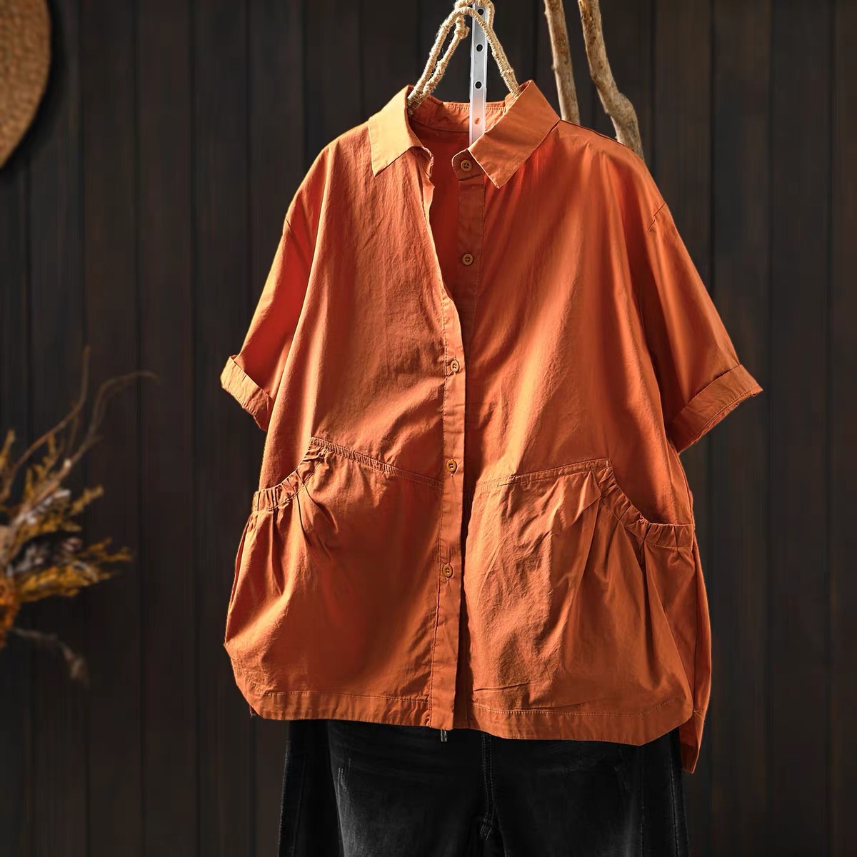 2026 Women Vintage Washed Cott - Summer Japanese Clothing ulasan dan harga