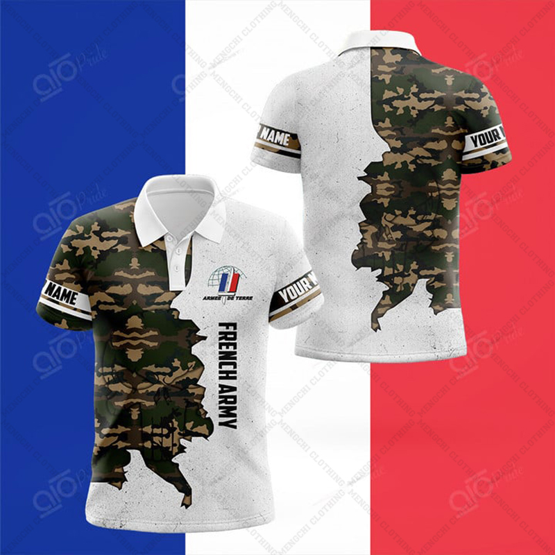 Custom Name France Flag Graphi - Summer Clothing Name ulasan dan harga