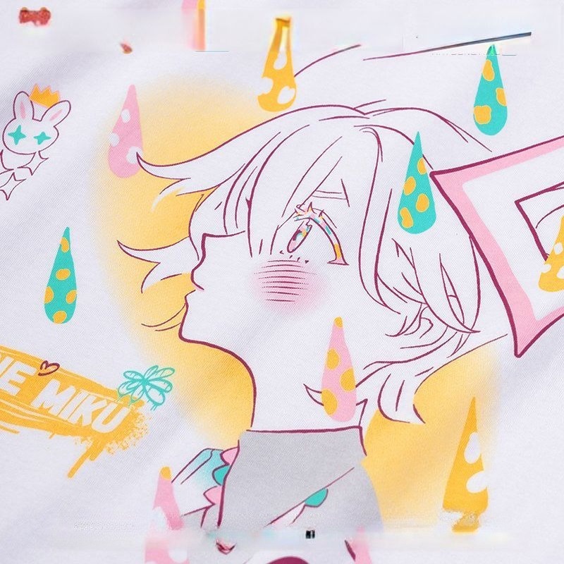 New Hatsune Miku T-shirt short - Japan Summer Festival Clothing ulasan dan harga