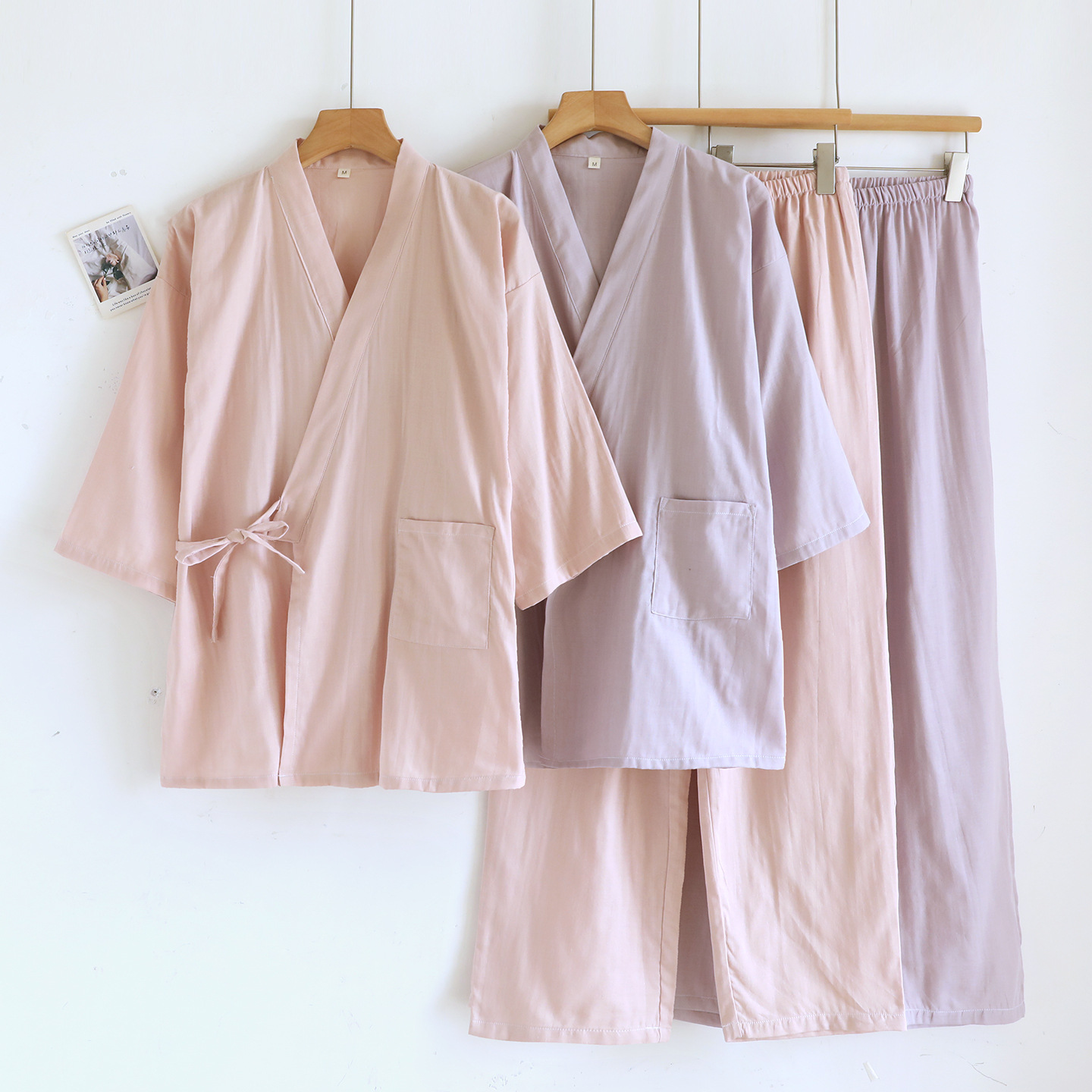 Summer Men's and Women's 100%  - Summer Gauze Clothing ulasan dan harga