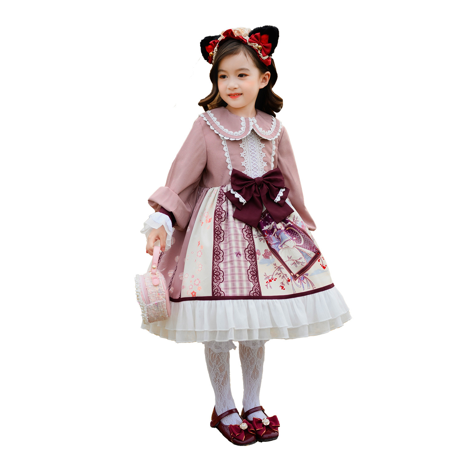 Children's Lolita Clothing Lon - Summer Clothing Set For Girls ulasan dan harga