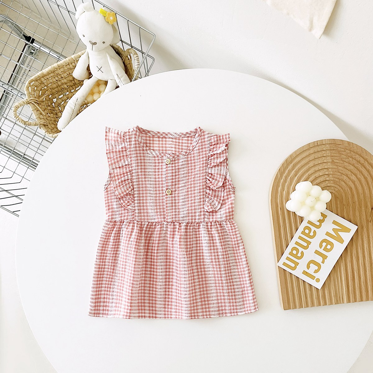 Sanlutoz Cotton Baby Girls Dre - Summer Clothing Pk ulasan dan harga