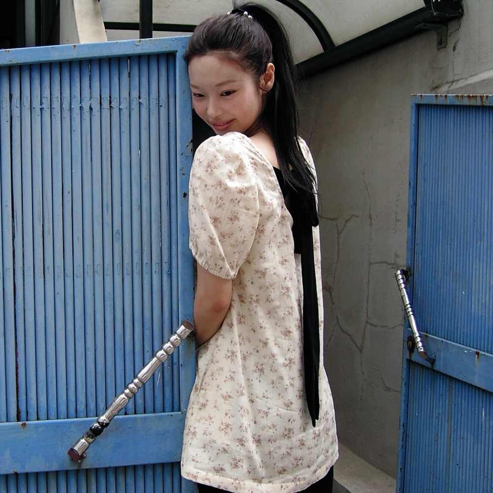 Retro Japanese Floral Pleated  - Summer Japanese Clothing ulasan dan harga