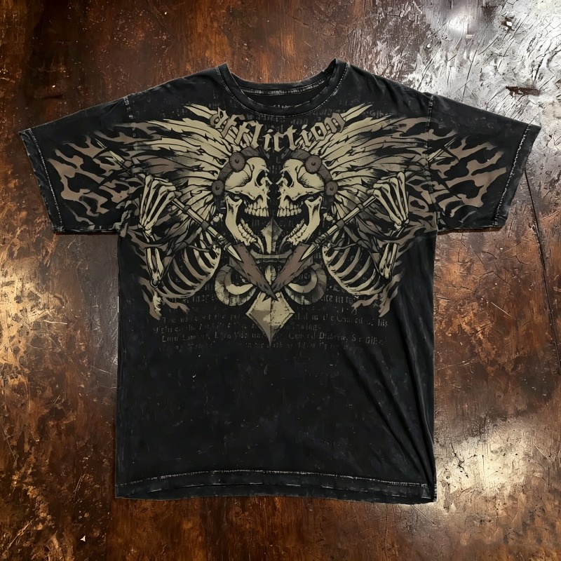 European and American Men's Su - Summer Goth Clothing ulasan dan harga