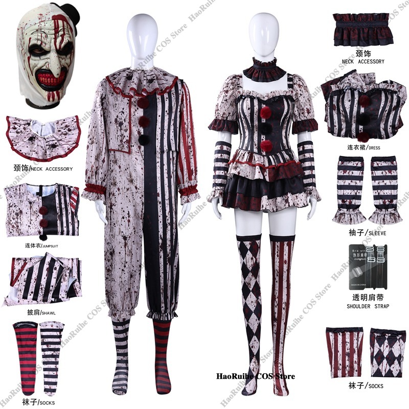 New Terrifier Art Clown Joker  - Romper Playsuit Women ulasan dan harga