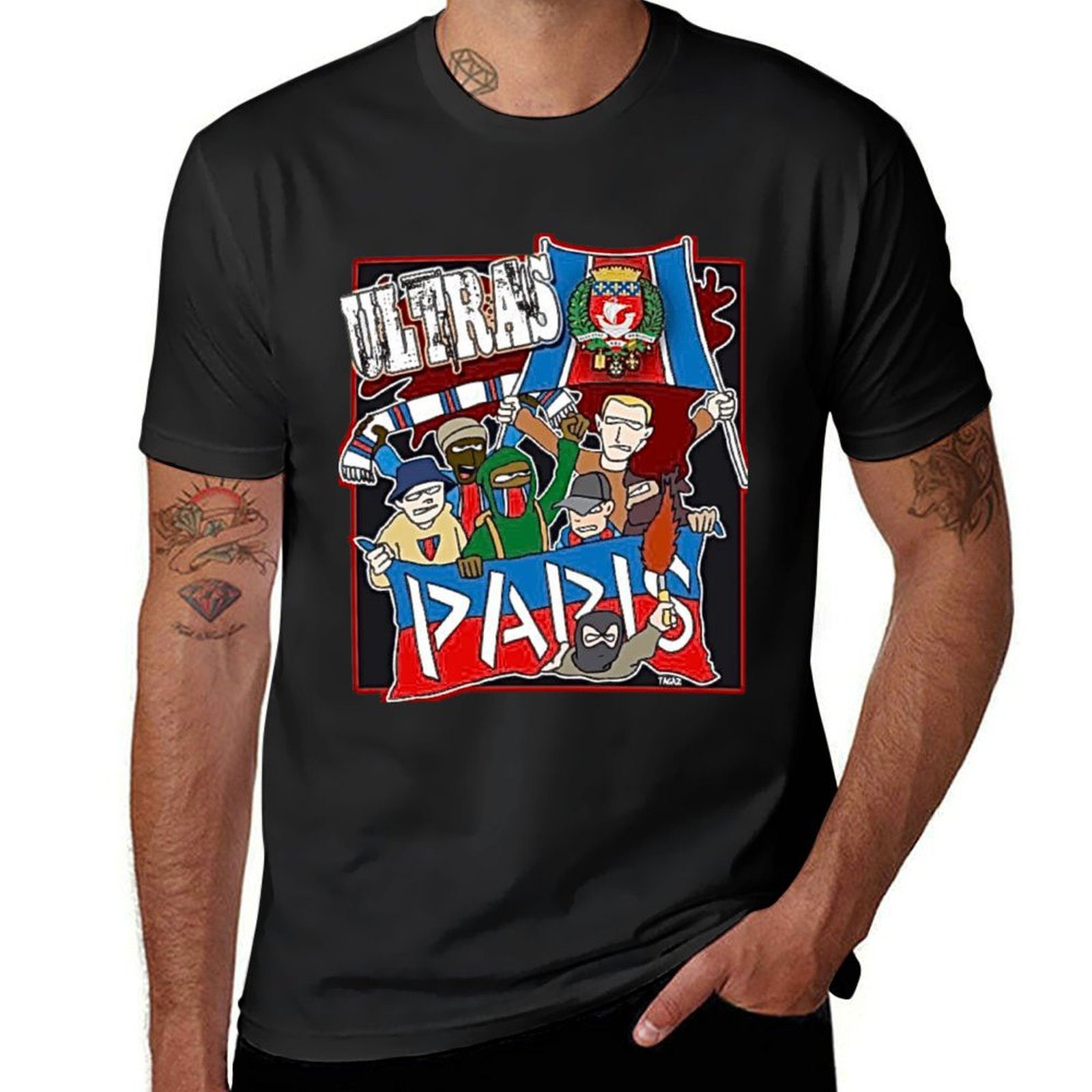 Ultras Paris T-Shirt Aesthetic - Summer Clothing In Paris ulasan dan harga
