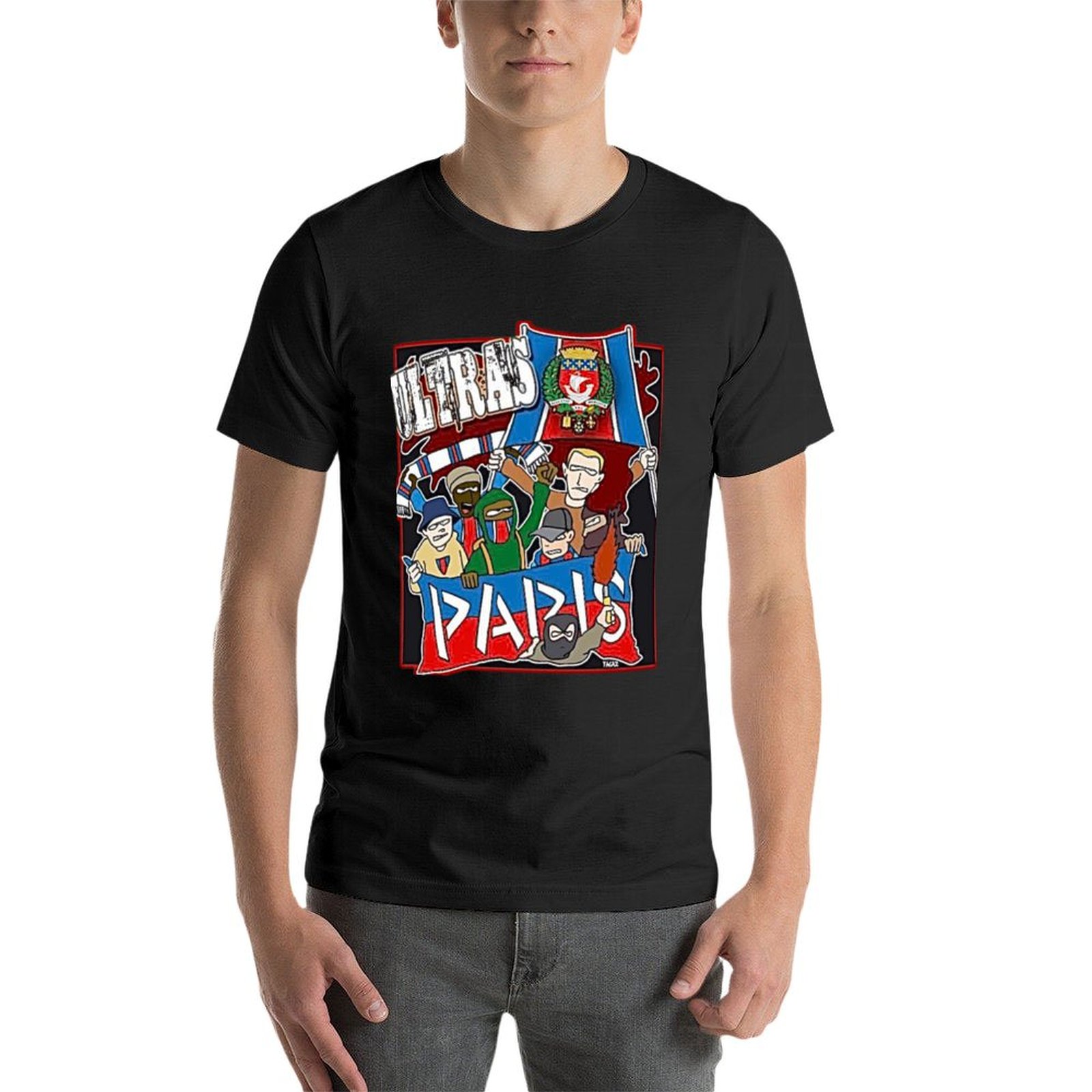 Ultras Paris T-Shirt Aesthetic - Summer Clothing In Paris ulasan dan harga