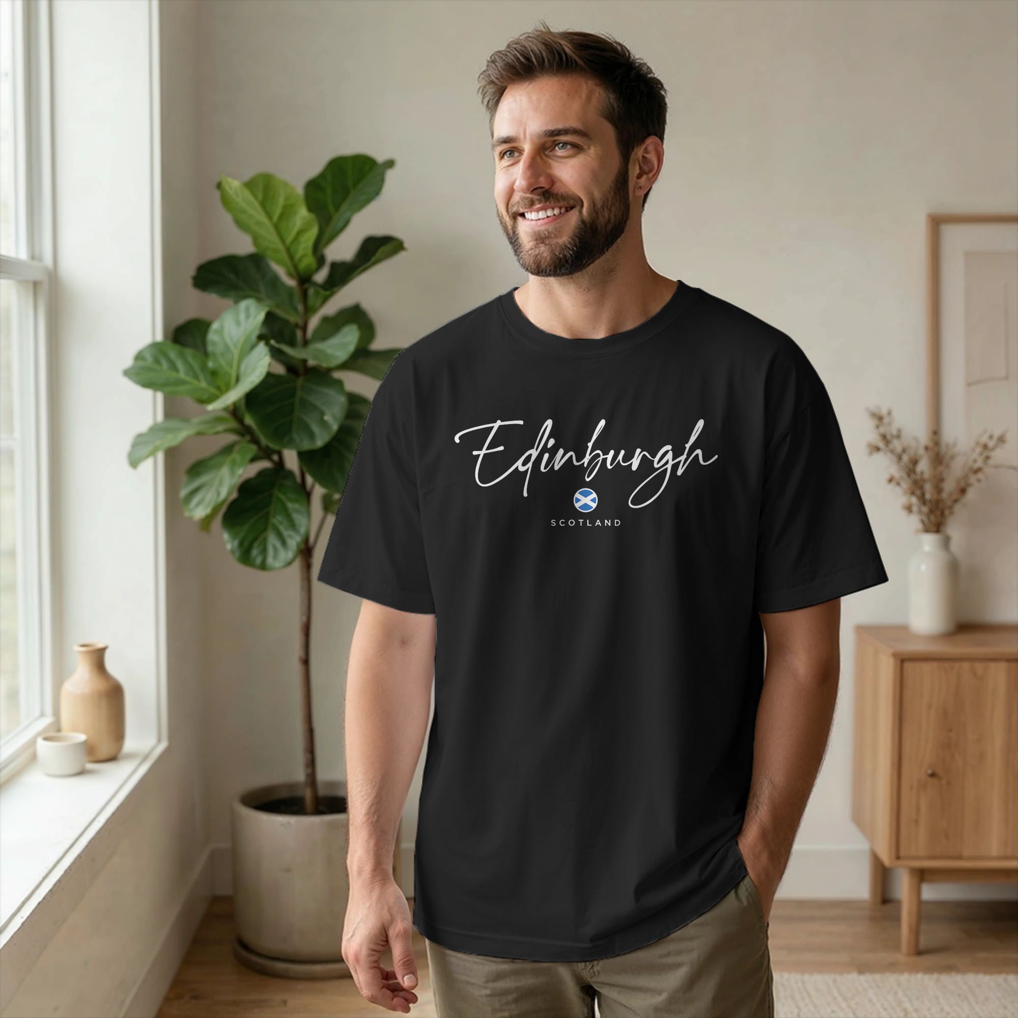 Men Edinburgh Scotland United  - Summer Clothing Edinburgh ulasan dan harga